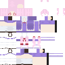 Texture for Yuno Gasai (Mirai Nikki) Future Diary| Yandere, Middle School Student, Pink, Cute, Girl, Sweet, shy, School Uniform, Anime