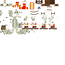 Texture for fire skeleton horse