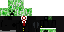 Texture for tuxedo creeper