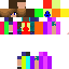 Texture for Rainbow nerd face
