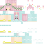 Texture for Cute Baby Blue And Baby Pink Girl With Cute Headband
