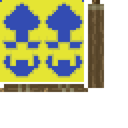 Texture for mad creeper in yellow and blue