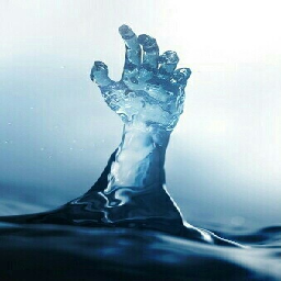 Texture for water hand