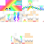 Texture for cute unicorn girl