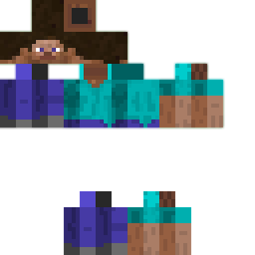 Texture for Steve Zombie Nomal original textures Minecraft java