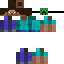 Texture for steve com mascara de Creeper wow man