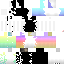 Texture for rainbow panda