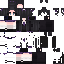 Texture for マイクラスキン　黒髪