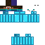 Texture for Steve sitting on a diamond block