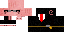 Texture for pig in black