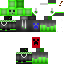 Texture for Slime with a Creeper Cape