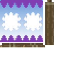 Texture for snowflake banner