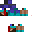 Texture for upside steve with bl00d