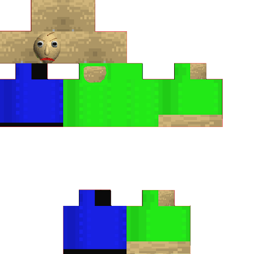 Texture for Realy Baldi 3d