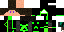 Texture for ninja grøn og sort