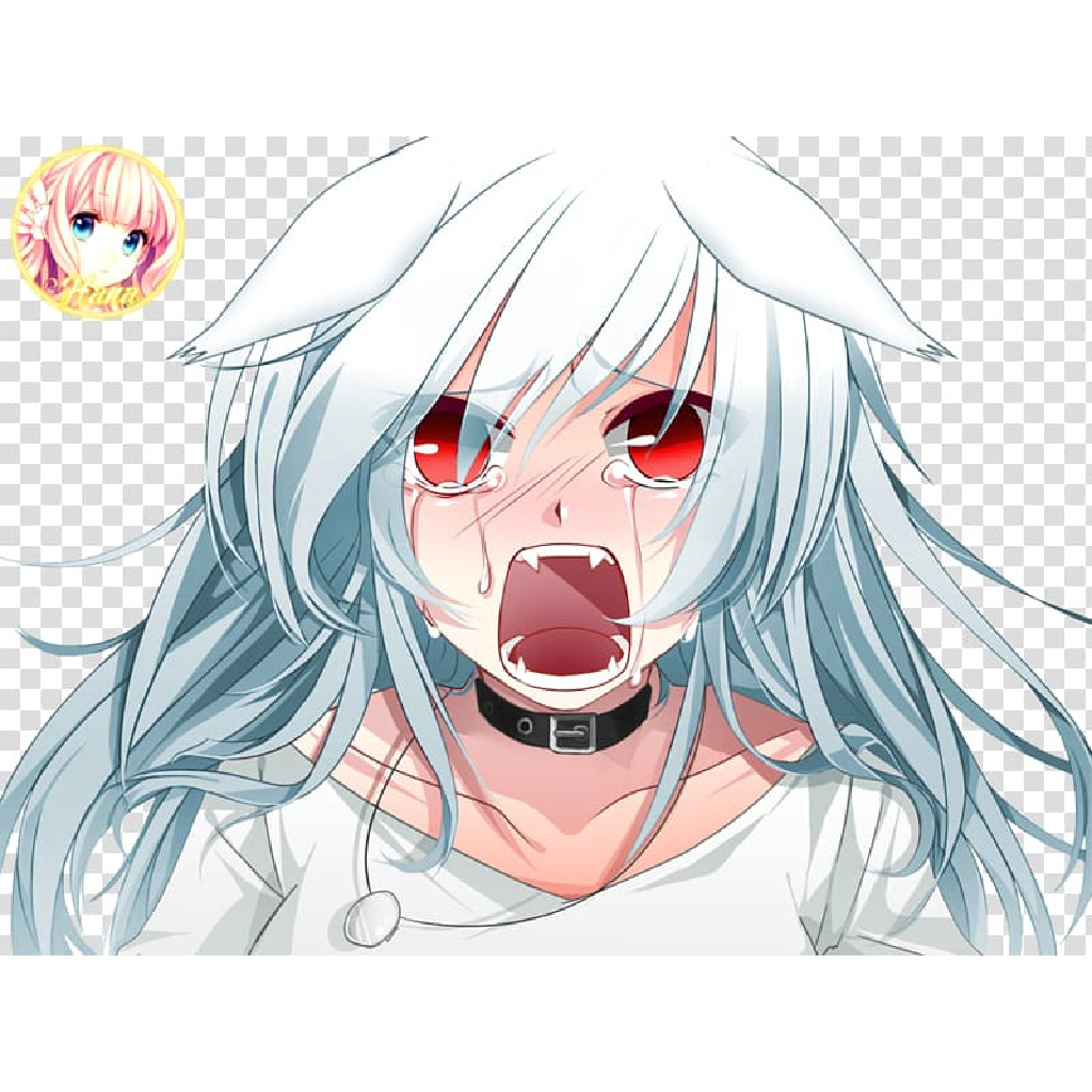 Texture for Hissing Anime Girl