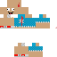 Texture for buddy laughing while bleeding from the mouth
