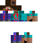 Texture for Steve Red And Blue