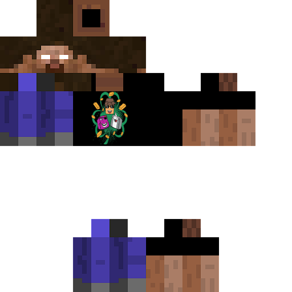 Texture for luck of the office Herobrine for a mob