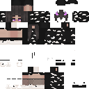 Texture for purple eyed girl with cloudy hoodie