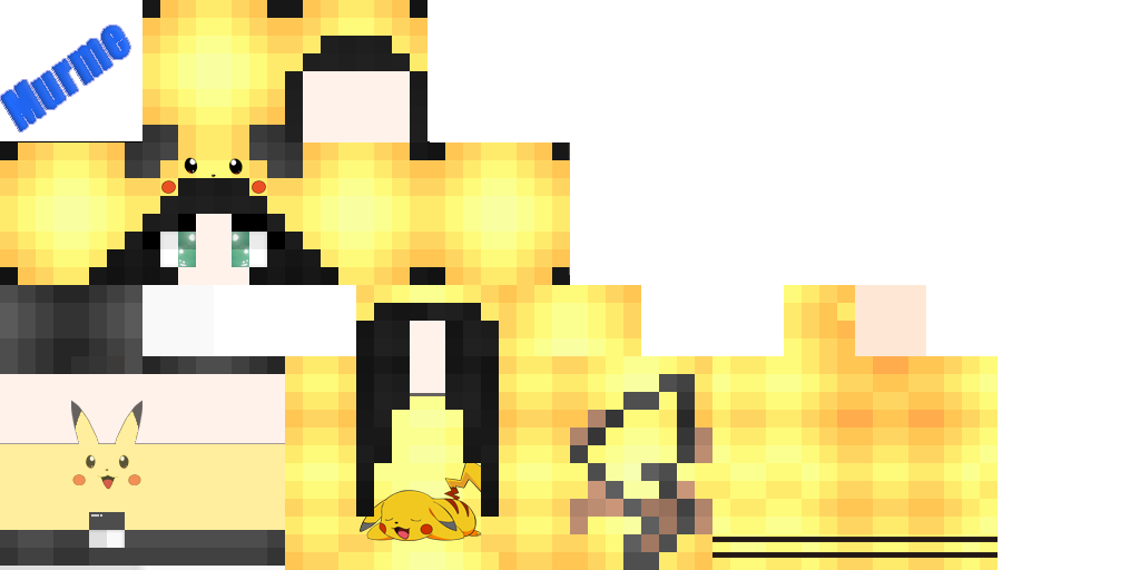 Texture for Pikachu Girl is so cute but WATCH YOUR BACK!