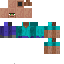 Texture for steve villager having an with arms