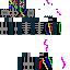 Texture for the ignited squidy skeleton the spiky