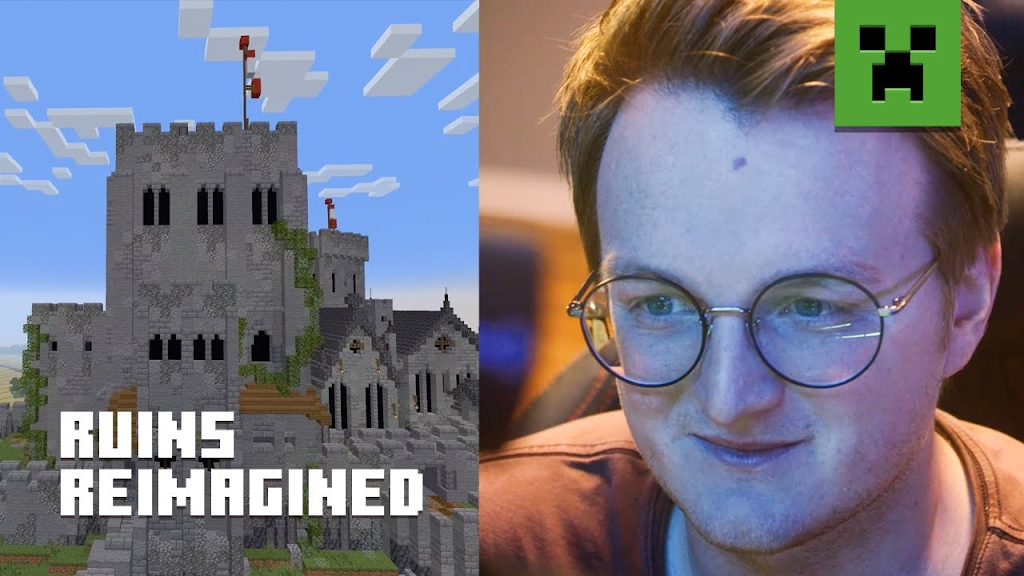 Texture for Minecraft Build Challenge Corfe Castle Ruins Reimagined
