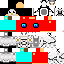 Texture for pinguin astronaut