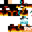 Texture for fire and ice ninja