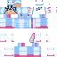 Texture for cyan axelotl