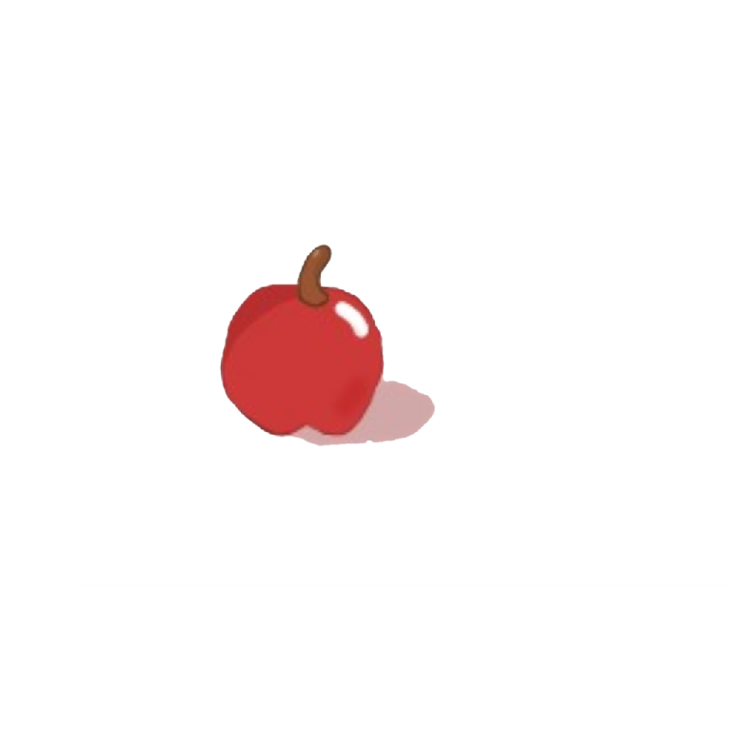 Texture for ORIGINAL cartoon apple