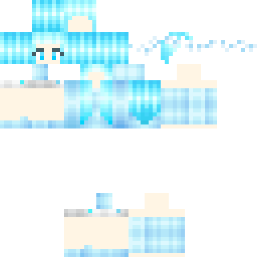 Texture for kawaii icy girl slim