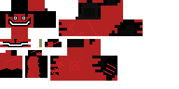 Texture for female red and black Smile Dog