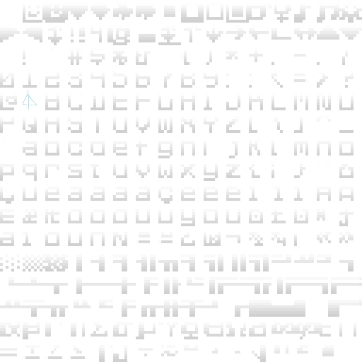 Texture for ascii