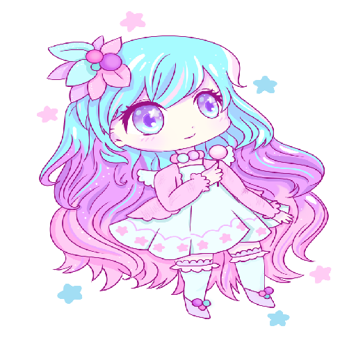 Texture for Unicorn girl
