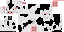 Texture for Black&white cow