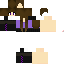 Texture for ender girl brown hair casual