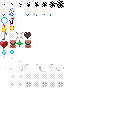 Texture for new particles