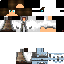 Texture for a scientist with a half goggle an cybernetic arm!