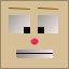 Texture for mapa com cara de pessoa 