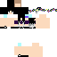 Texture for cute black haired girl