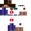 Texture for Herobrine YouTube sunglasses