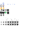 Texture for black particles