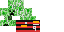 Texture for creeper cr flamengo