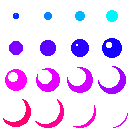 Texture for slight gradiant color partical i thinkl
