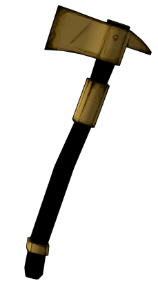 Texture for bendy iron axe