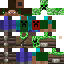 Texture for Steve Creeper Hunter