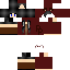 Texture for Red girl with pp on the back