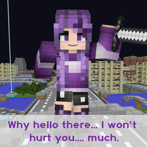 Texture for Hypixel Tania: Why hello there... I won't hurt you.... much.